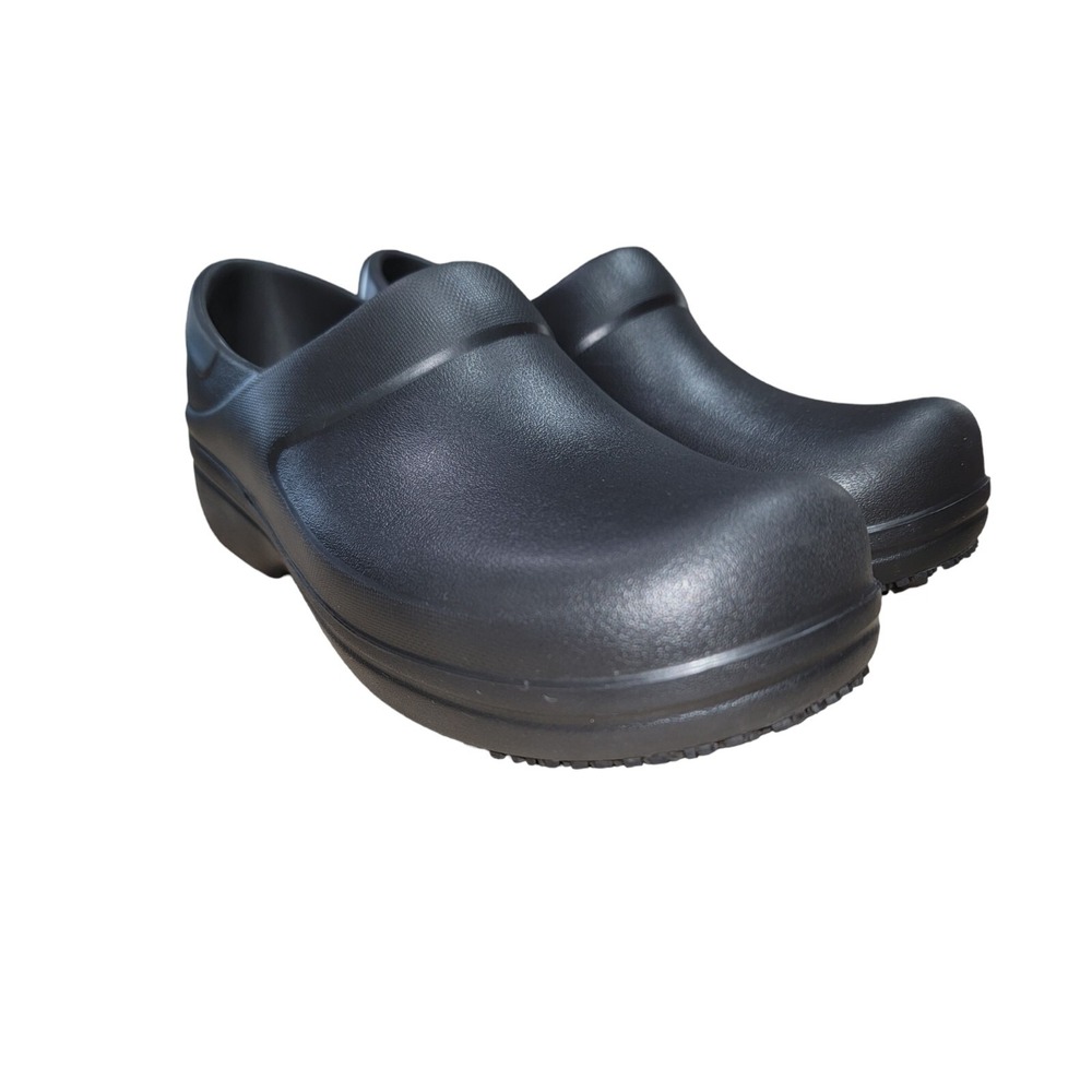 Crocs Neria Pro II Clogs Women's Size 8 Black Work Shoes‎ Slip Resistant Comfort